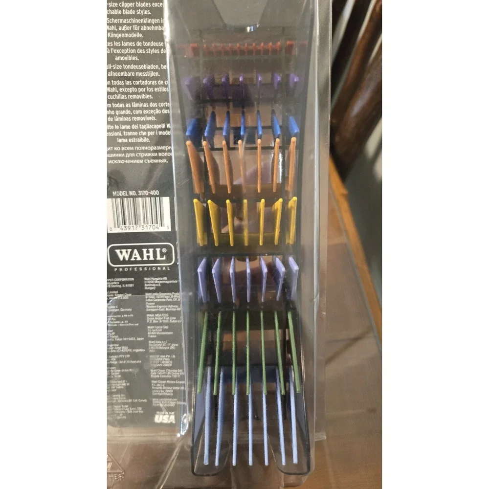 New Wahl Hair Fur Clipper Cutting Guides Guards Color Coded 8 With Tray TikTok